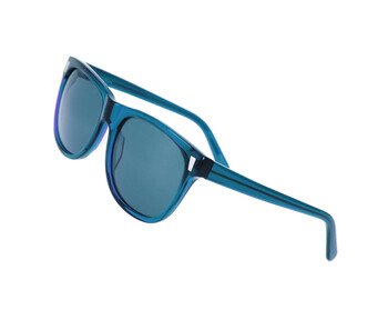 Blaue Sonnenbrille